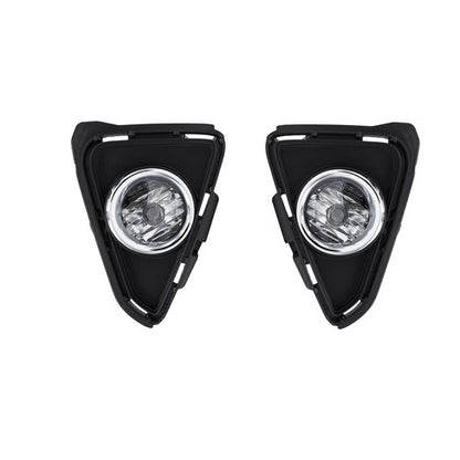For 2016-2018 Toyota RAV4 Clear Bumper Fog Lights Driving Lamps 16-18 w/Wiring