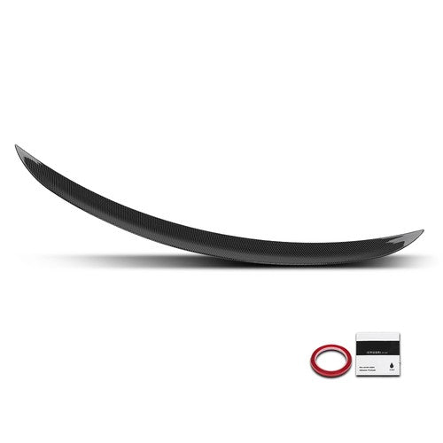 Solid Spare Rear Trunk Spoiler Wing MP Style Carbon Look Fit For 05-11 BMW E90 3-Series M3