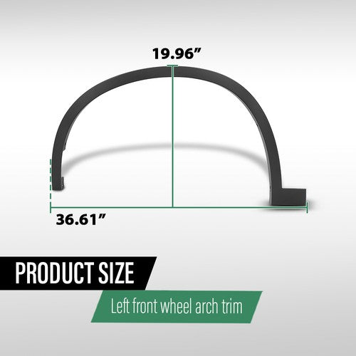 Solid Spare Front Left Side Fender Flare Wheel Arch Molding Fit For 2016-2022 BMW X1