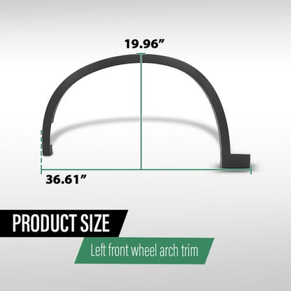 Solid Spare Front Left Side Fender Flare Wheel Arch Molding Fit For 2016-2022 BMW X1