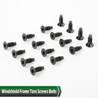Solid Spare Windshield Frame Torx Screws Bolts Fit For 76-06 Jeep CJ/YJ/TJ Wrangler