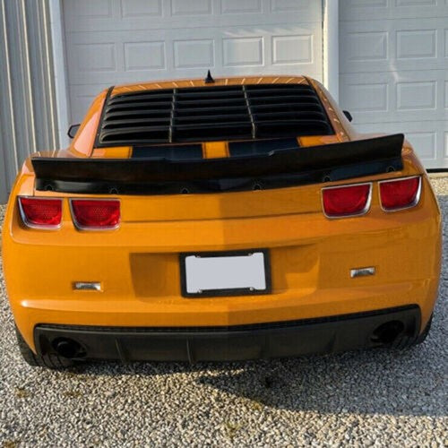 Solid Spare For Chevrolet Camaro 10-13 Rear Duckbill Type Trunk Spoiler Wing Unpainted Black