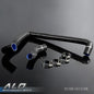 Solid Spare Silicone Radiator Hose Black Fit For 89-00 NISSAN 300ZX Z32 Fairlady VG30DET