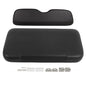 Solid Spare For EZGO Medalist TXT Golf Cart 1994-2013 Black Front Seat Cushion with Hardware