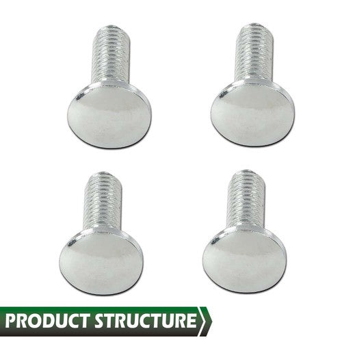 Solid Spare Front Rear Bumper Bolts Fit For Ford 7/16-14x1-1/4" Capped Round Head New