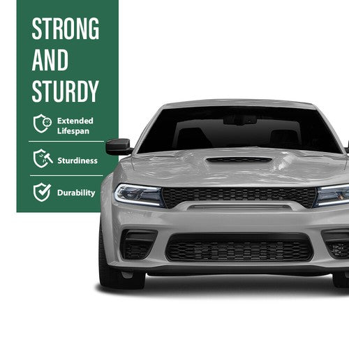 Solid Spare Front Bumper Insert Fog Light Cover Left Side Fit For 20-23 Dodge Charger