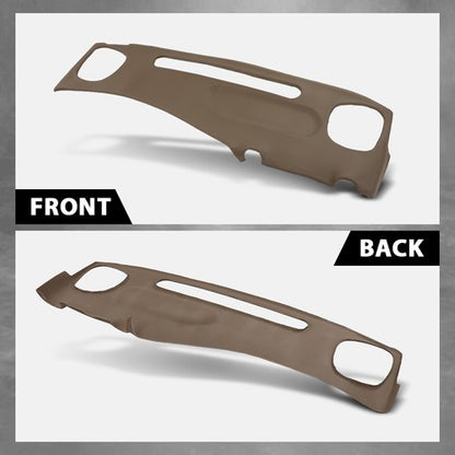 Solid Spare Fit For 98-02 Chevy S10 Blazer GMC S15 Jimmy TPE Dash Board Cap Cover Pad Beige