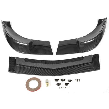 Solid Spare C6 ZR1 Style For 2005-2013 Corvette Base Models Carbon Look Front Splitter Lip