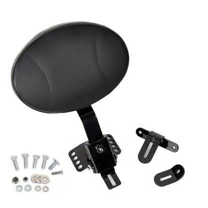 Solid Spare Plug In Driver Rider Backrest Pad Fit For Harley Street Electra Glide 1997-2024