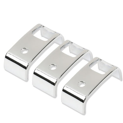 Solid Spare Fit For 2006+ Kenworth W900 T800 T660 C500 3pcs Rocker Switch Covers Chrome