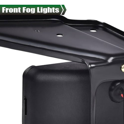 Solid Spare Fit For 1988-2000 Chevrolet C1500 C2500 C3500 Clear Fog Lights Lamps Left+Right