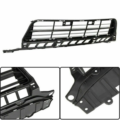 Solid Spare Fit HD Civic Sedan 2009 2010 2011 Front Bumper Lower Grille Black Grill