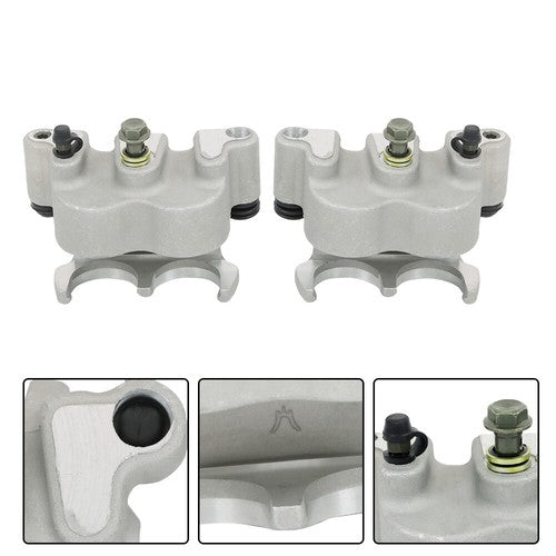 Solid Spare Front Left Right Brake Calipers w/Pads For Polaris Ranger Crew XP 900 / XP 1000