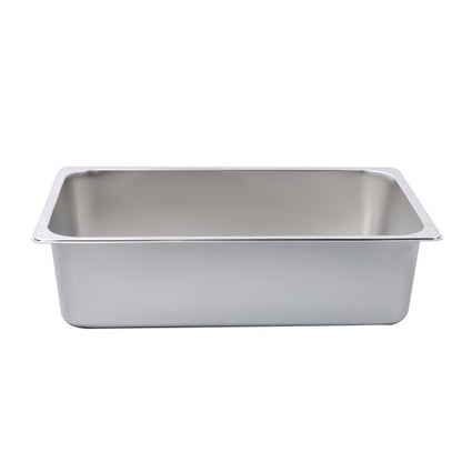 Solid Spare 2 Pack 6 Inch Deep Full Size Restaurant Steam Table Pans Without Lid