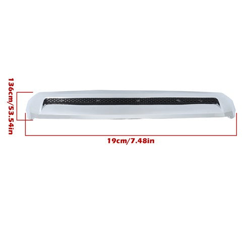 Solid Spare For Toyota Tundra 2014-2021 Chrome Front Upper Hood Bulge Grille Trim Molding
