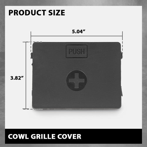 Solid Spare Fit For 09-17 Audi Q5 SQ5 Cowl Grille Cover Plate Positive Battery Socket Cap