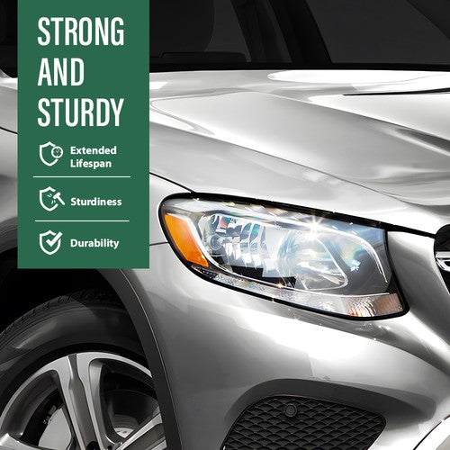 Solid Spare Fit For 2016-2019 Mercedes Benz GLC-Class W253 Headlight Replacement Lens LH RH