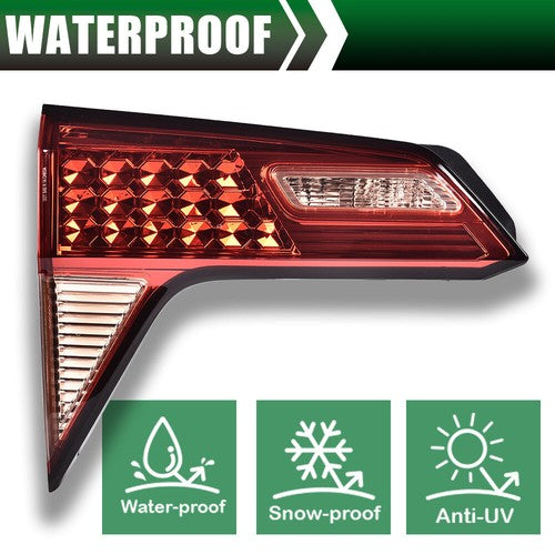 Solid Spare Fit For 16-17 Honda HR-V Rear Left Driver Side Inner Tail Light Brake Lamp