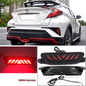For 2016-2021 Toyota CHR Rear Bumper LED 3RD Tail Light Tail Brake Lamp