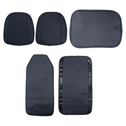 Leather Seat Covers Set for 2013-2026 Toyota Tacoma 5 Seats Front Rear Protector