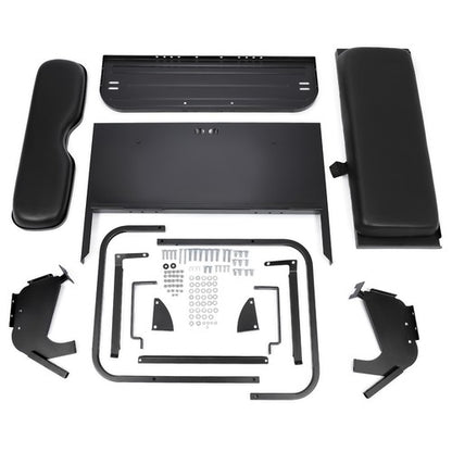 Solid Spare Rear Back Seat Kit Flip Folding Black Fit For Yamaha G14 G16 G19 G22 Golf Cart