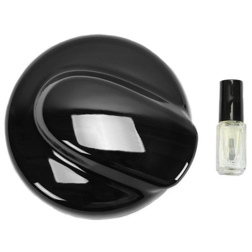 Solid Spare Gas Cap GLOSS BLACK Fuel Cover For 06-14 MINI Clubman R55 R56 Cooper S