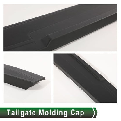 Solid Spare Tailgate Molding Cap Protector Fit For 2019-2022 Chevy Silverado/GMC Sierra 1500