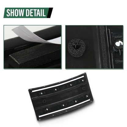 Solid Spare Door Side Fender Vents Molding Trim Fit For 13-22 Range Rover Vogue L405 Black