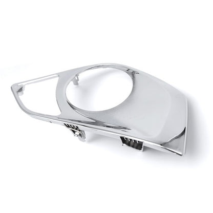 Pair Chrome Front Bumper Fog Light Cover Bezels For 2013 2014 2015 Toyota Avalon