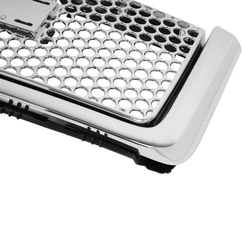 Solid Spare For 2007-13 GMC Sierra 1500 Denali Pickup Upper Lower Grille Hood Molding Chrome