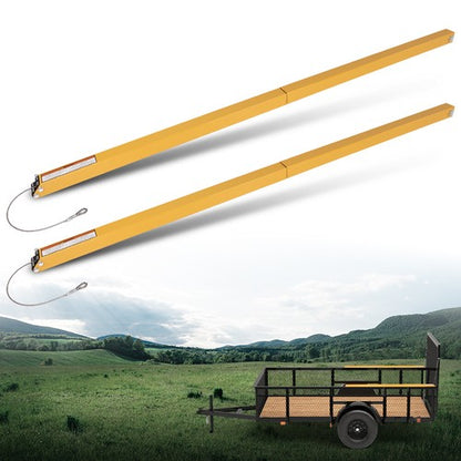 Solid Spare 350 lbs Sided Tailgate Utility Trailer Gate & Ramp Lift Assist System 2 Sided