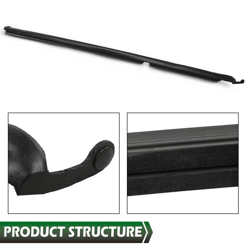 Solid Spare Fit For 90-05 Mazda Miata MX-5 Window Sweep Felt Weatherstrip Seal Left+Right