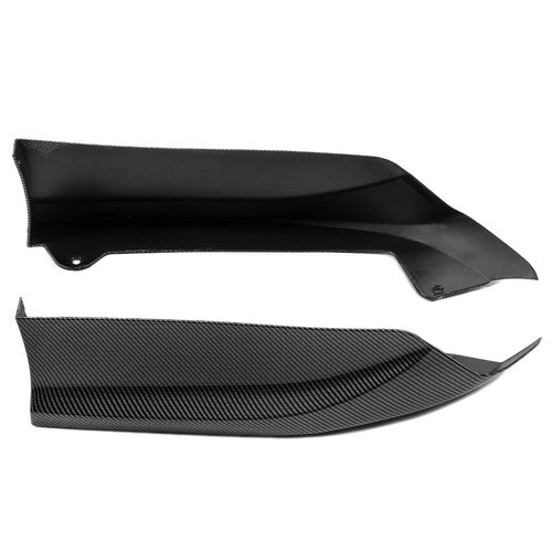 Solid Spare For 2016-2017 Accord Sedan 4DR CARBON Style Rear Bumper Lip Splitter Spoiler