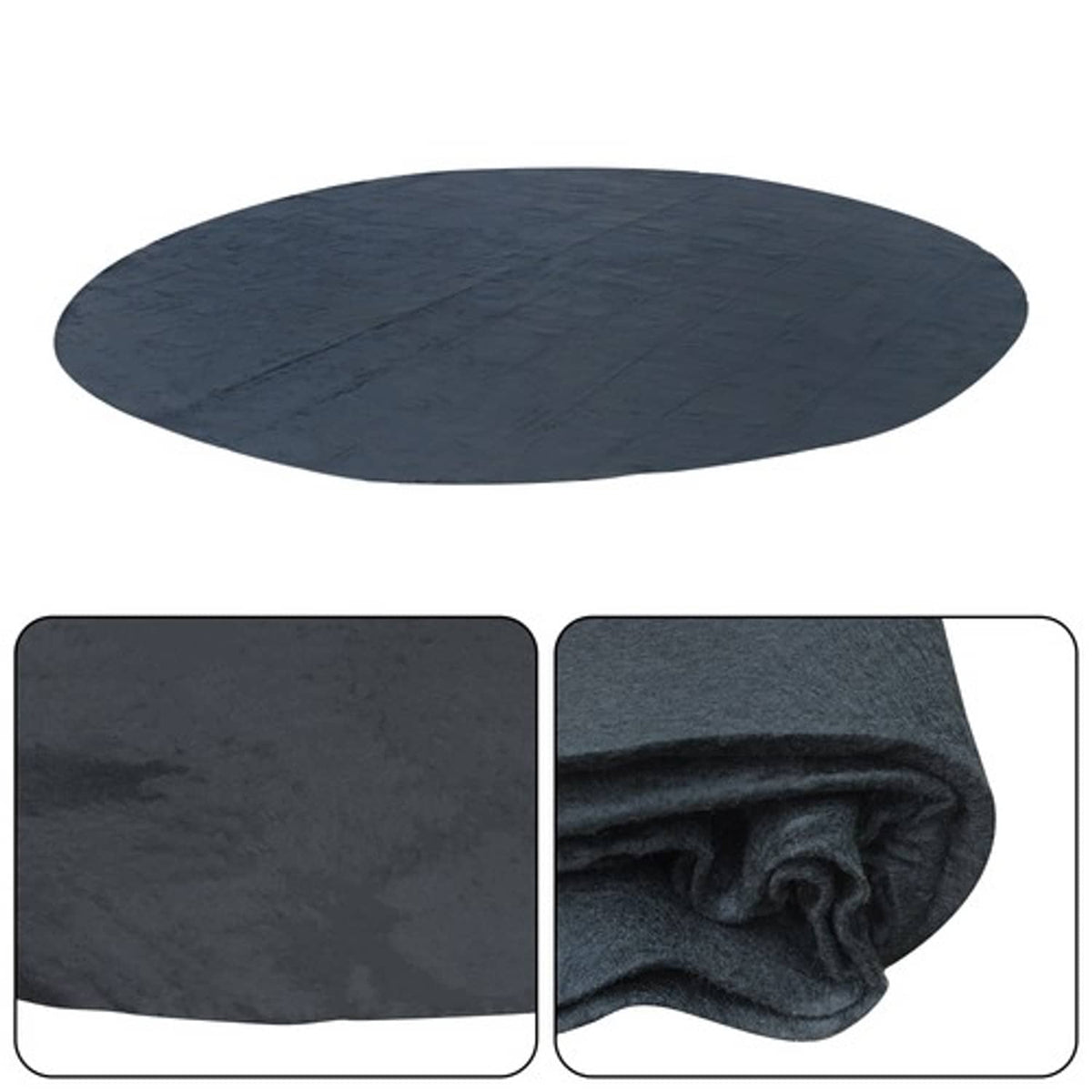 Solid Spare Round Outdoor lnflatable Hot Tub Mat Pool Liner Pad for Above Ground Pools 15FT
