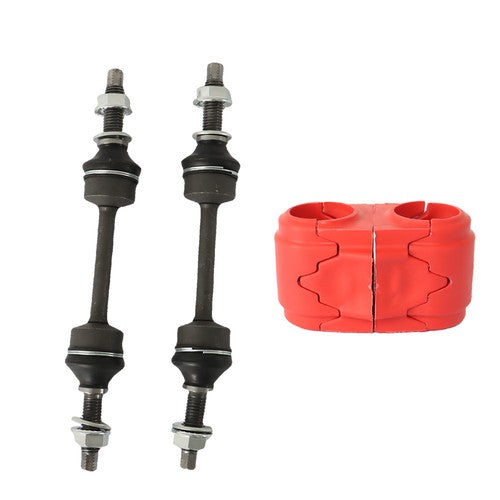 Solid Spare Set of 4 Front Sway Bar Links & Bushings For Ford F-150 2009 2010-2014 K750362