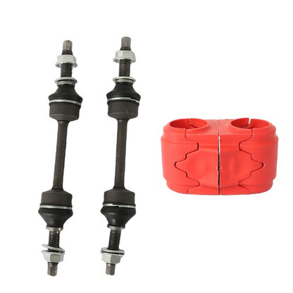 Solid Spare Set of 4 Front Sway Bar Links & Bushings For Ford F-150 2009 2010-2014 K750362