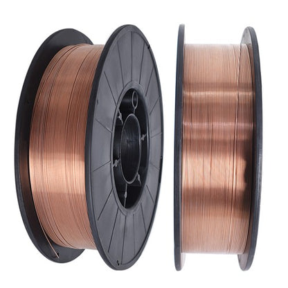 Solid Spare 2 Pack ER70S-6 0.035" (0.9mm) Mild Steel MIG Welding Wire 10-lbs Roll NEW