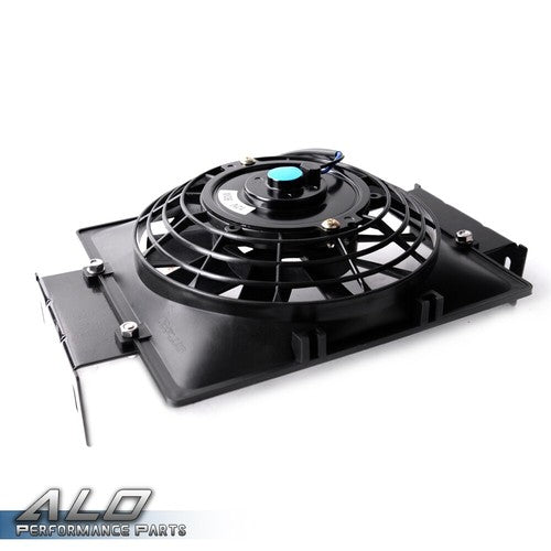 Solid Spare New Universal 12V 7" Pull Push Electric Engine Slim Oil Cooling Fan 2pcs