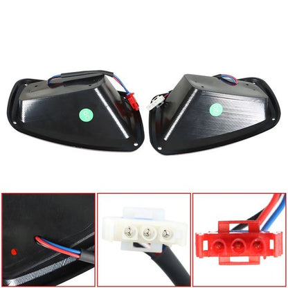 Solid Spare Right and Left Taillight 12V For EZGO TXT, ST Golf Cart Full LED Rear Tail Light