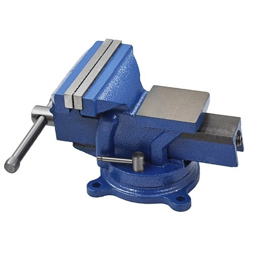 Solid Spare Base Table Top Clamp Heavy Duty 5" Bench Vise with Anvil Swivel Locking