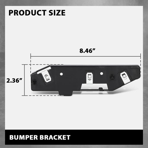 Solid Spare Front Bumper Support Bracket Left Side Fit For 2015 2016 2017 2018 Ford Edge