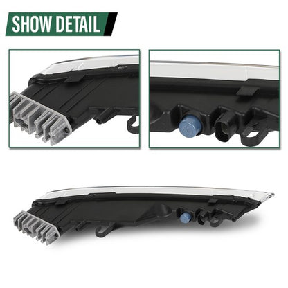 Solid Spare LED DRL Fog Lights Daytime Running Lamps Fit For 2015-2018 Porsche Cayenne 958