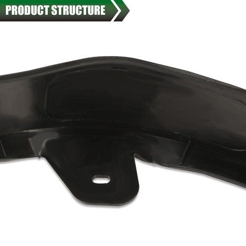 Solid Spare Fit For 16-21 Chevrolet Malibu Front Bumper Grille Lower Air Deflector Black