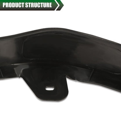 Solid Spare Fit For 16-21 Chevrolet Malibu Front Bumper Grille Lower Air Deflector Black