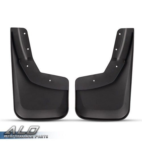 Solid Spare Fit For 14-18 Silverado Molded Front Mud Flaps Guards Splash Guards 2pcs