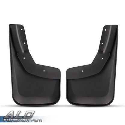 Solid Spare Fit For 14-18 Silverado Molded Front Mud Flaps Guards Splash Guards 2pcs