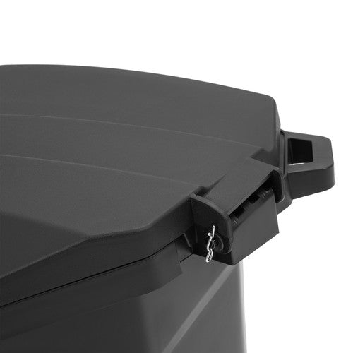 Solid Spare Rear Rack Storage Trunk Box Cargo Box For Yamaha Kawasaki Honda w/ 0.75"-1" Tube