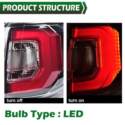 Solid Spare Tail Light Fit For GMC 2013-2016 Acadia Taillamp Brake Lamps RH Passenger Side