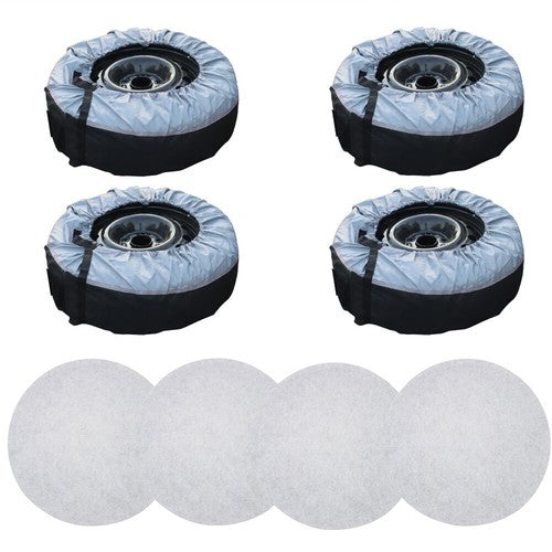 Solid Spare For Black 420D And Black 600D Cases+Tyre 4Pcs Bags Car Cover With Handheld Tyre