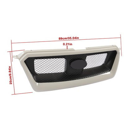 Solid Spare Grille Front Upper Plastic New Fit For Subaru Impreza / Crosstrek 2012 2013 2014